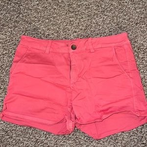 American Eagle Twill Midi Shorts